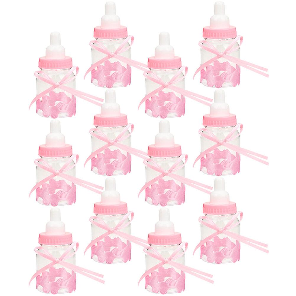 24pcs Baby Milk Bottle Shape Candy Box Baby Shower Party Favors Containers