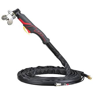 AMICO POWER 80 Amp 13 ft. 1.5 Gal Handheld Electrical Plasma Cutting Torch 3 Prong Switch Connector for Grey Color AP-80