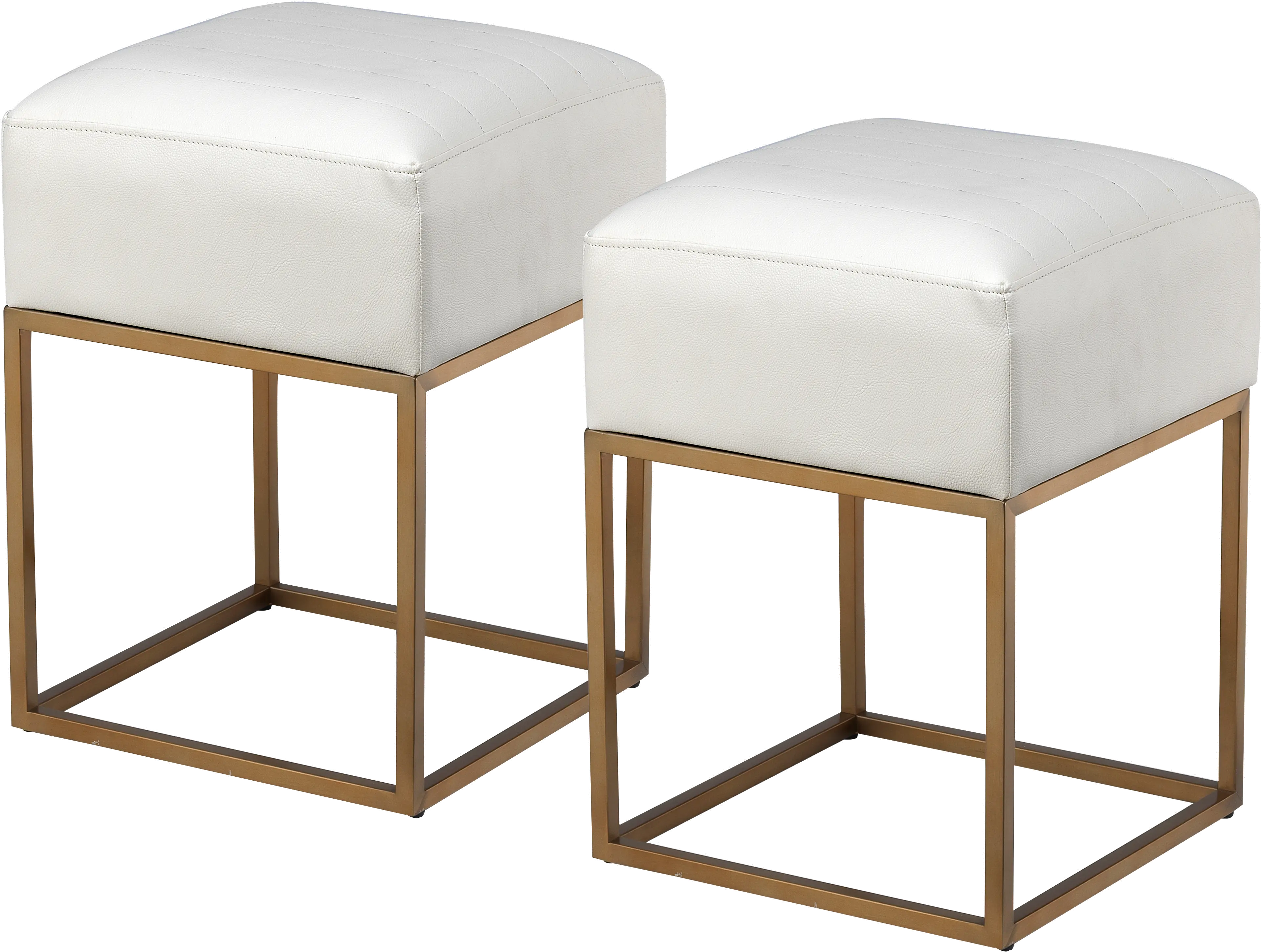 Avalon Gold Accent Stools