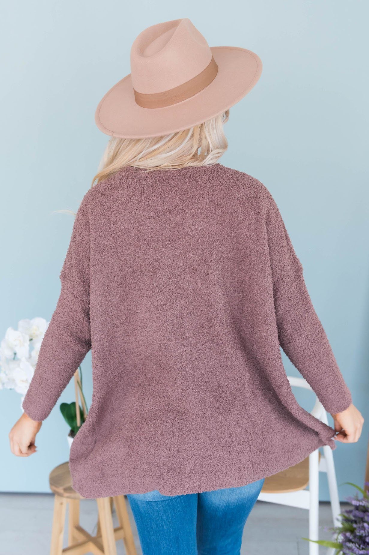 Warm & Fuzzy Modest Cardigan