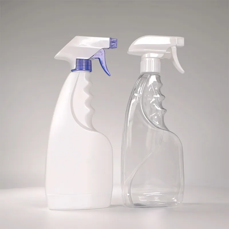 Plastic trigger sprayer 24/410 28/410  plastic 500ml bottle with pump spray
