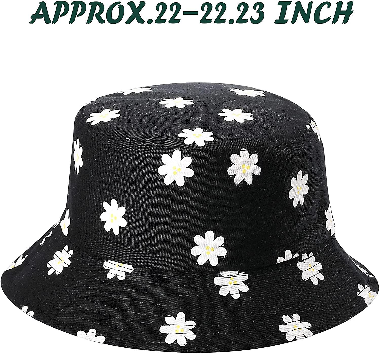 Bucket Hat， Summer Travel Beach Sun Hat， Bucket Hat For Women Men Cotton Unisex Packable Fisherman Hat Outdoor Cap