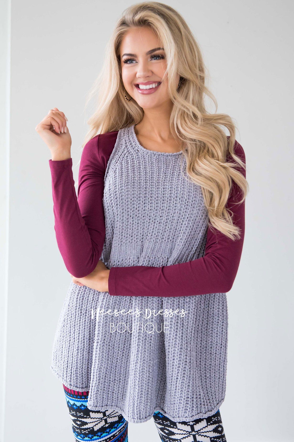 Meet Me By The Fire Knit Tunic