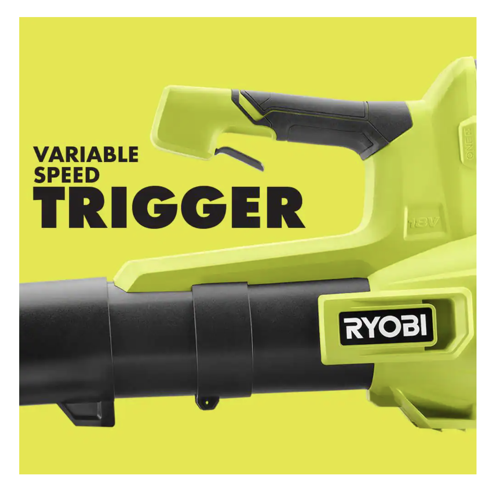 Ryobi ONE+ 18V 100 MPH 325 CFM Cordless Battery Variable Speed Jet Fan Leaf Blower (Tool Only)