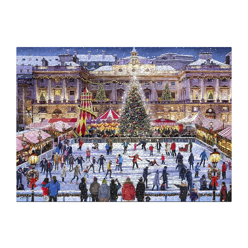 Winter Skating 1000 Piece Holiday Puzzle