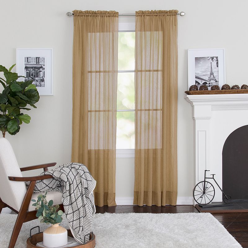 Miller Curtains Preston Rod Pocket 1-Panel Window Curtain