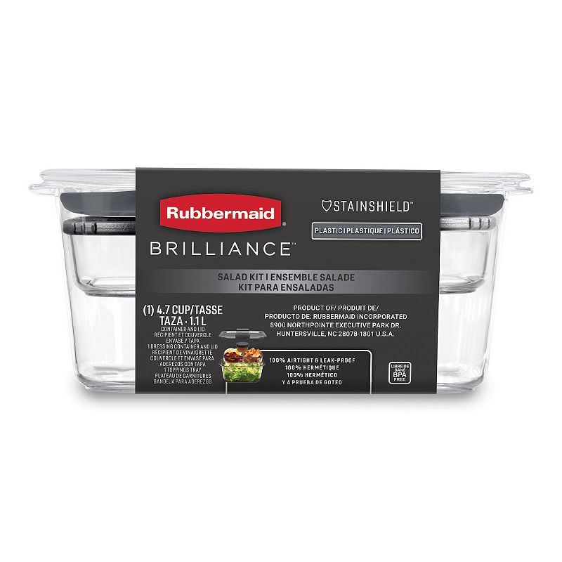 Rubbermaid Brilliance 4.7-Cup Food Storage Container