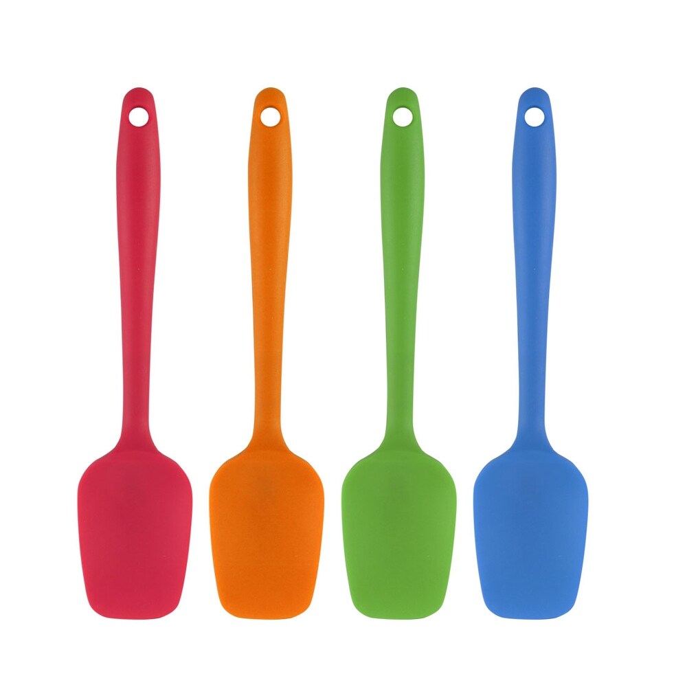 4pcs Silicone Spatula Heat Resistant Flipping Turner Cooking Bulk   8.5\