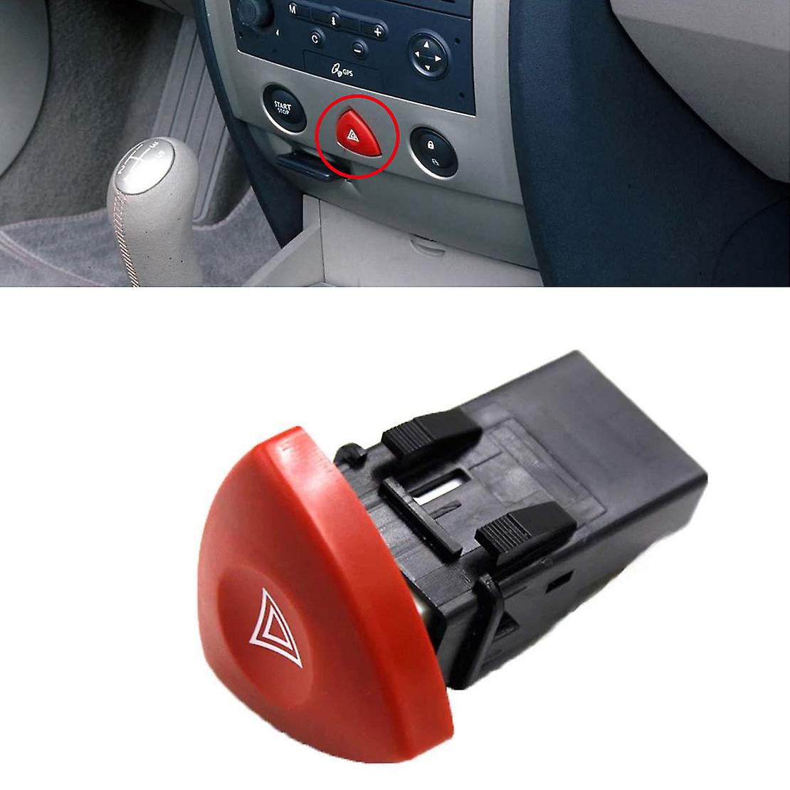 Emergency Hazard Warning Light Switch Button Replacement For Renault Primastar