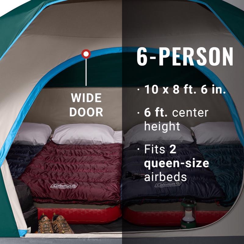 TENT GRN 6PRSN 9X10'