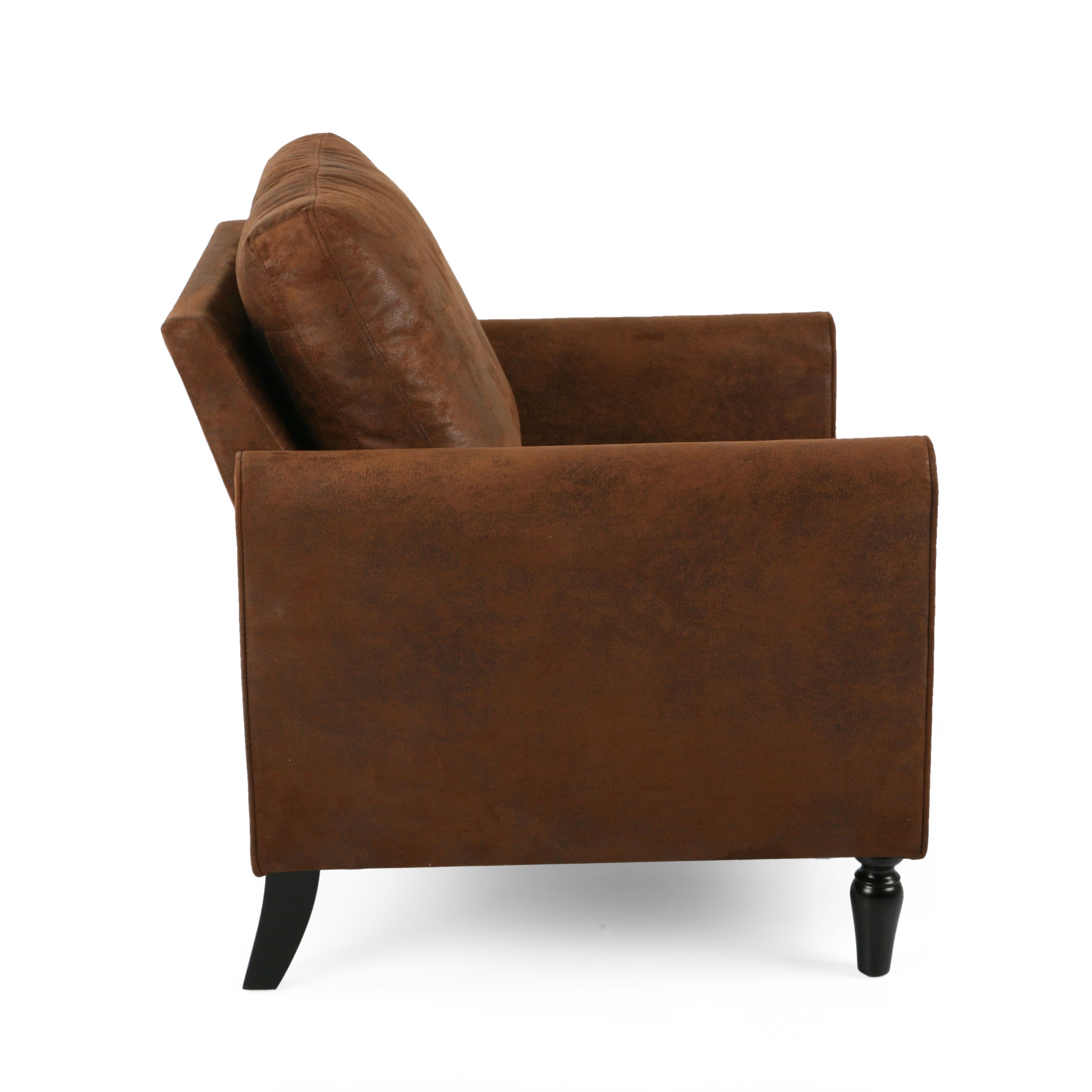 Xyan Contemporary Club Chair with Plush Microfiber Cushions