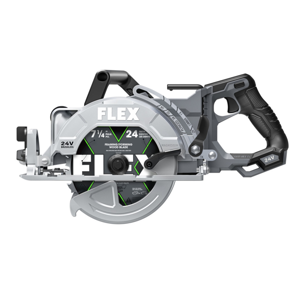 FLEX 24V 7 1/4 Circular Saw Rear Handle Stacked Lithium ToolOnly