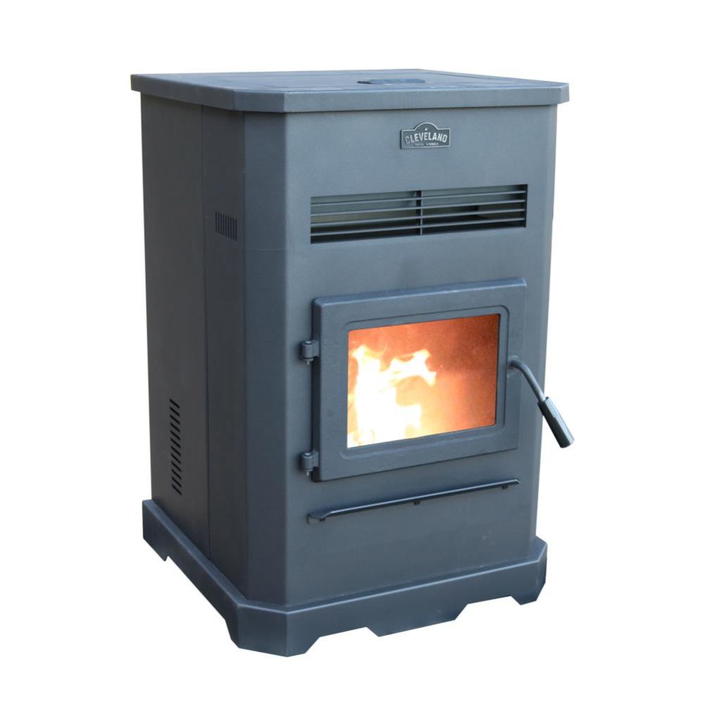 No.205 Large EPA Approved High-Efficiency Pellet Stove with Smart Home Technology， Heats 2500 Sq Ft Area ;