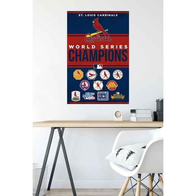 Trends International Mlb St Louis Cardinals Champions 23 Unframed Wall Poster Prints