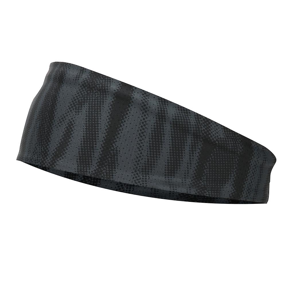 Polyester Yoga Hair Band Sweat Absorption Quick Drying Outdoor Sports Fitness Headband For Running Dancingdark Gray