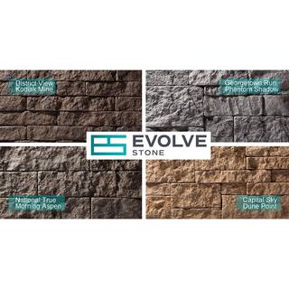 Evolve Stone Capital Sky Morning Aspen Non-Rated Flat Stone Veneer (14.25 sq. ft. per Box) NR-CS-MA-F