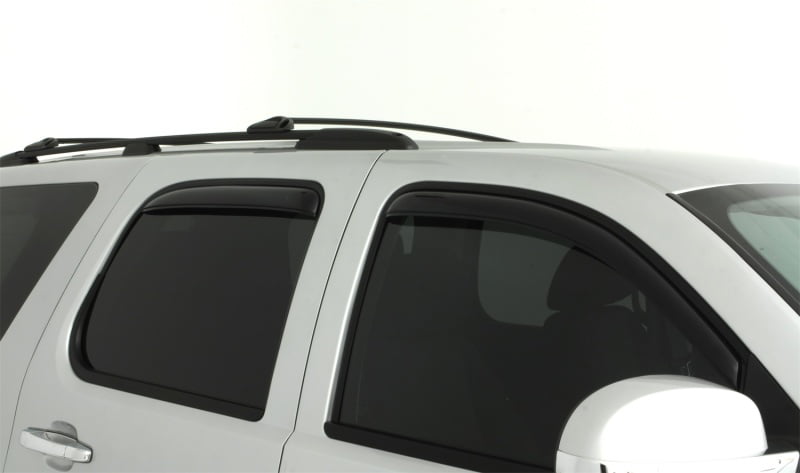 AVS 07-14 Chevy Tahoe Ventvisor In-Channel Front and Rear Window Deflectors 4pc - Smoke