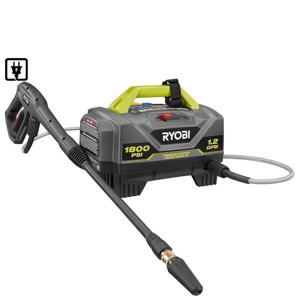 RYOBI RY141820VNM 1800 PSI 1.2 GPM Cold Water Electric Pressure Washer