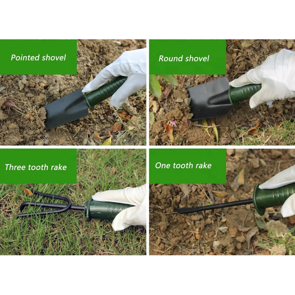 wholesale 4 pcs mini hand shovels cultivator and spade garden trowel hand tool set