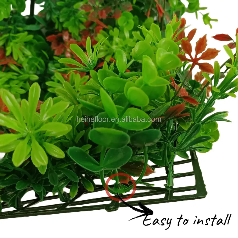 Factory Directly Supply Plant Outdoor Fence Panel Artificial Grass Wall Decor