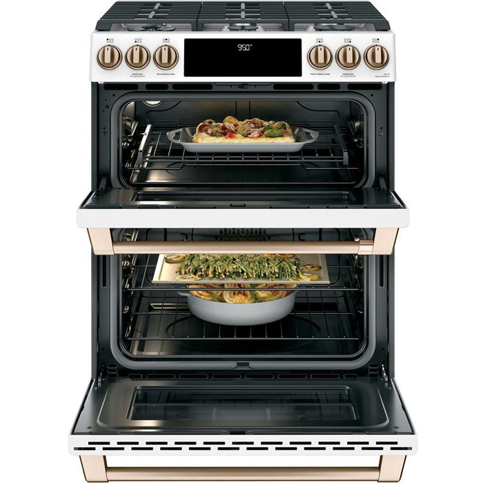 GE Cafe CC2S950P4MW2 DualFuel DoubleOven Range with Convection Matt