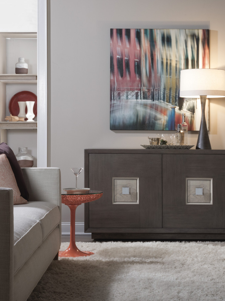 Mercury Media Console   Transitional   Entertainment Centers And Tv Stands   by HedgeApple  Houzz