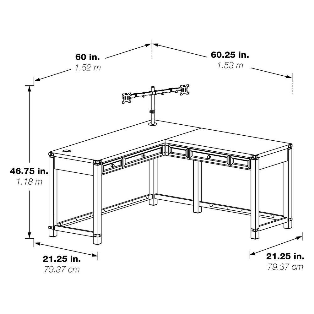 Baton Rouge L Shape Desk