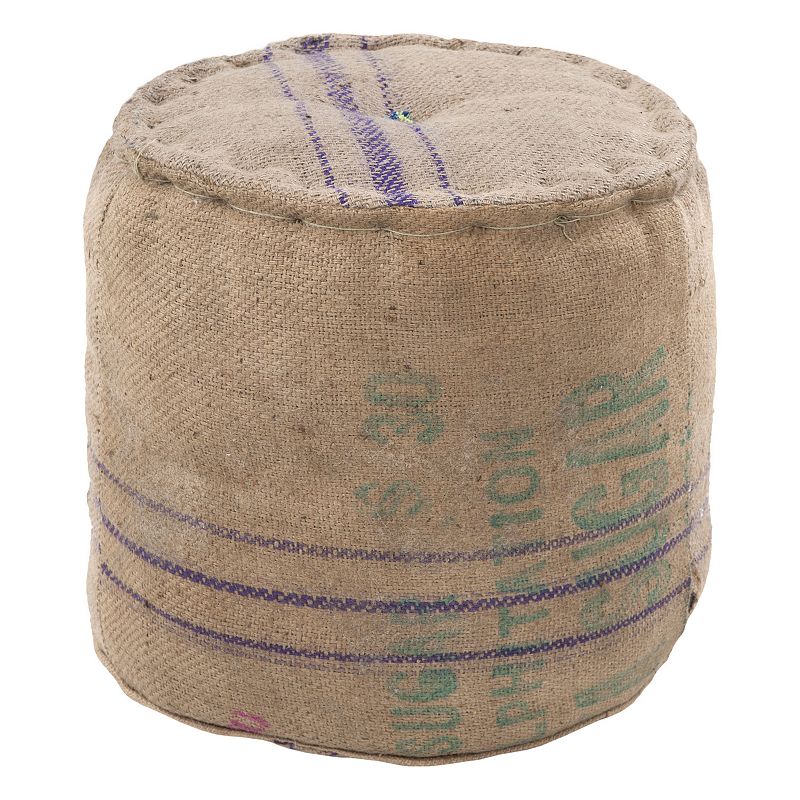 Artisan Weaver Albin Jute Pouf