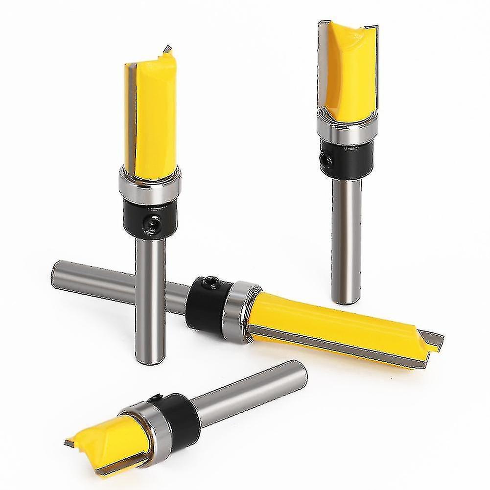 Router Bit Set With 1/4 Inch Shank Flush Trim Bit