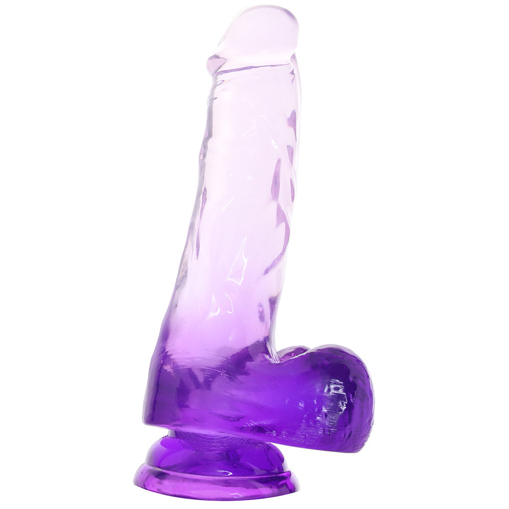 King Cock 6 Inch Ballsy Dildo in Purple