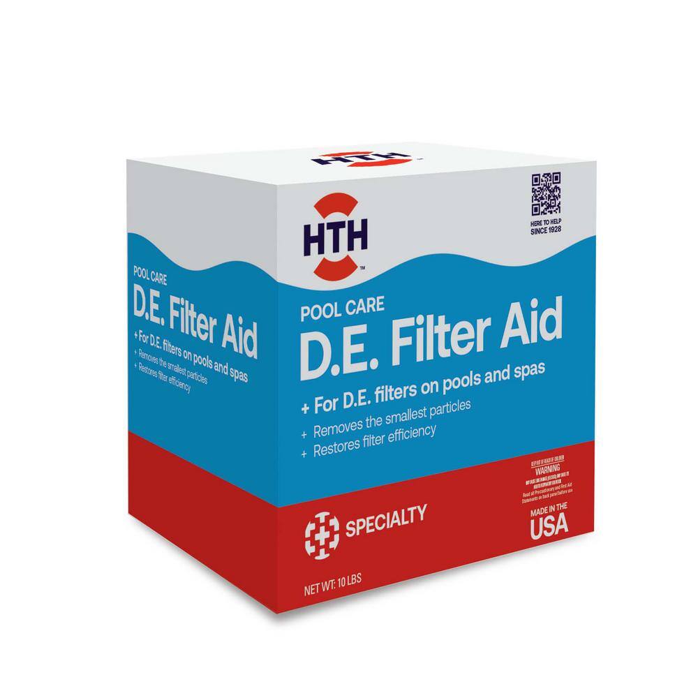 HTH 10 lbs. Pool Care Filter D.E. (Diatomaceous Earth) Filter Aid 67121