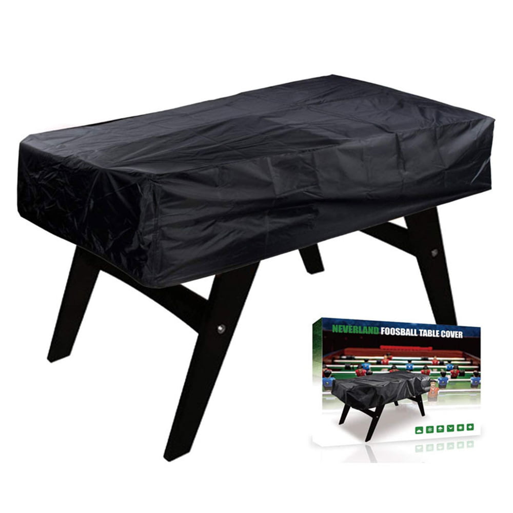 Mixfeer Waterproof Foosball Table Cover Folding Soccer Table Cover Dustproof Cover Resistant Rectangular Furniture Protection Case Durable Oxford Billiard Soccer Table Cover Table Cover