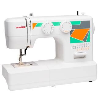 Janome MOD-15 Easy-to-Use Sewing Machine with Top Drop-In Bobbin System 00150812