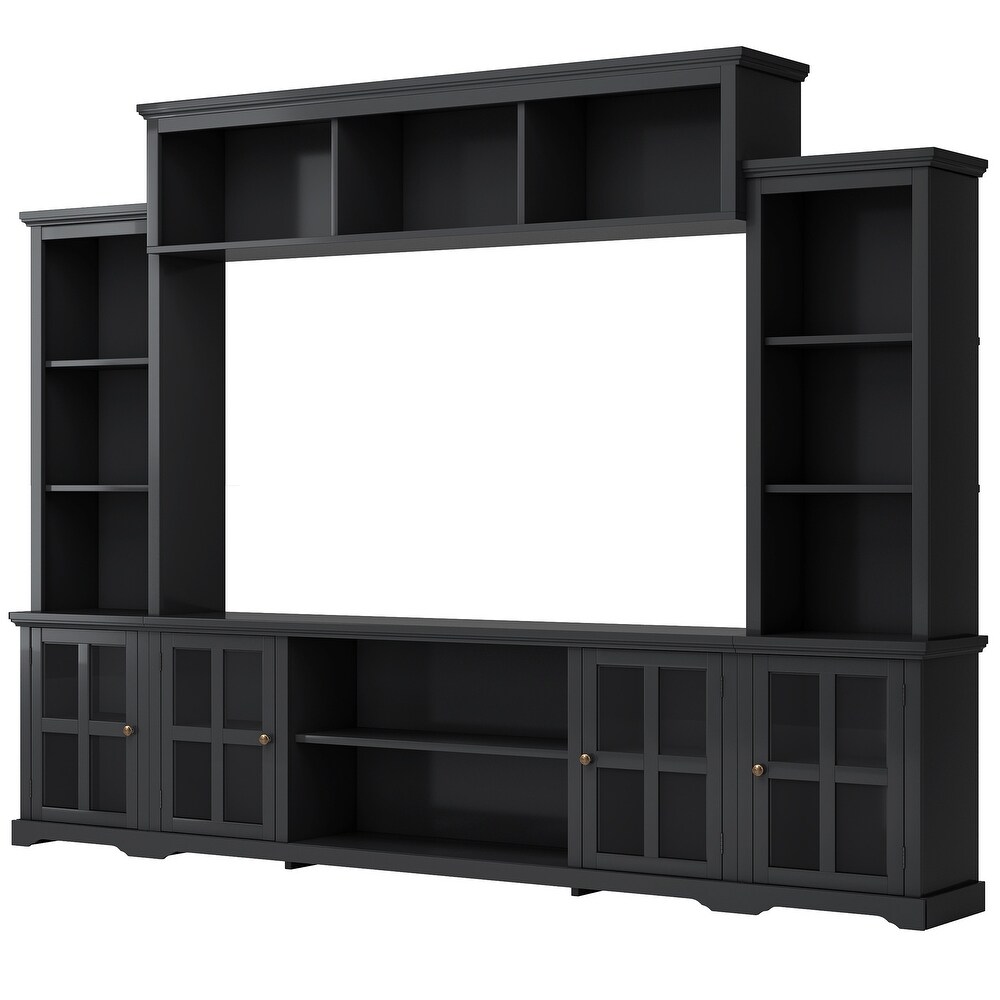 Multifunctional TV Stand Entertainment Units TV Console Table with 66\