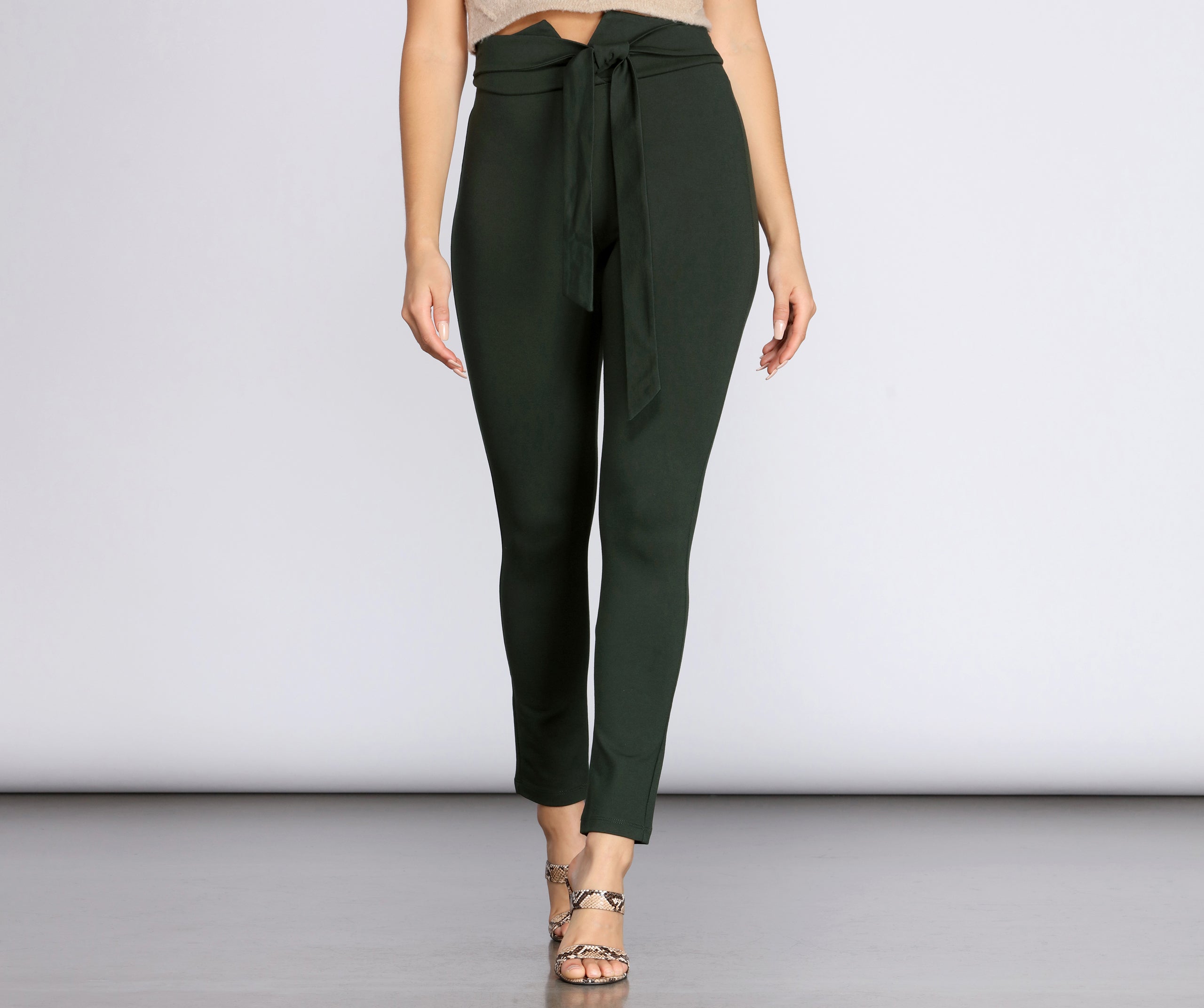 Keep It Classy Tie Waist Pants