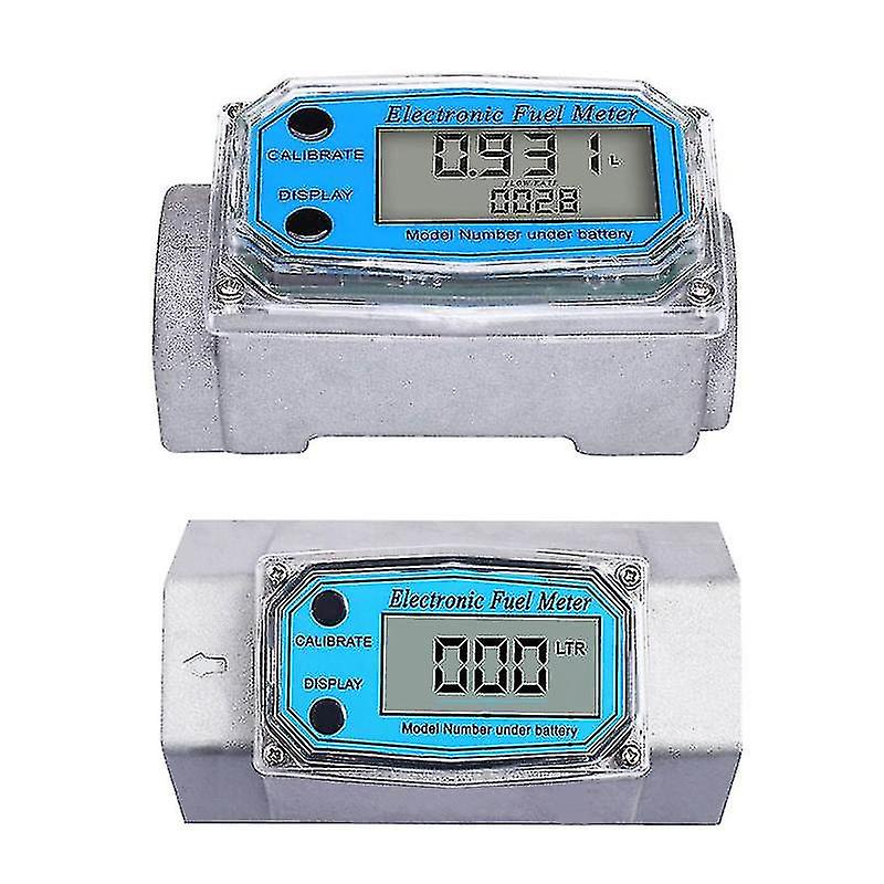 Born Pretty High Accuracy Digital Fuel Flow Meter Car Gasoline Diesel Kerosene Methanol Water Meter Counter Sensor Indicator Controller