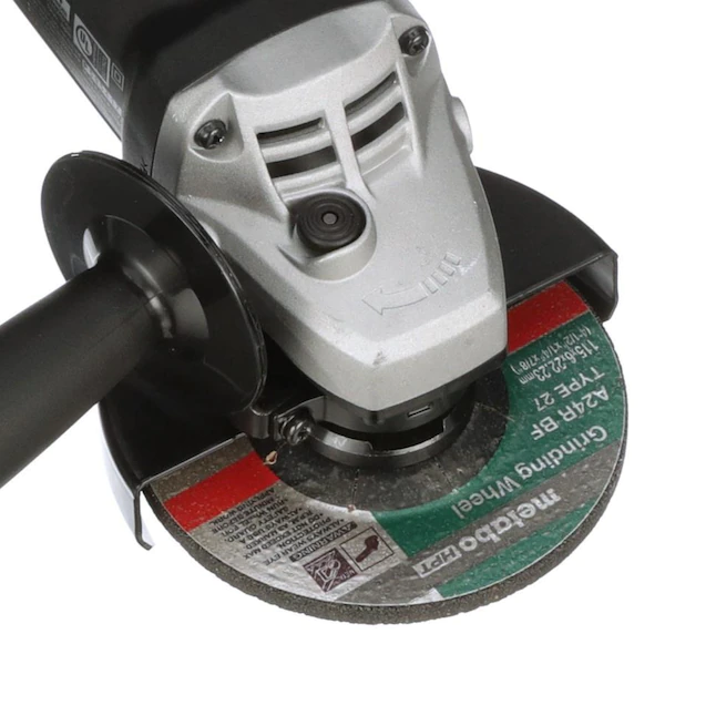 Metabo HPT 4.5-in 6.2 Amps-Amp Sliding Switch Corded Angle Grinder (G12SR4M)