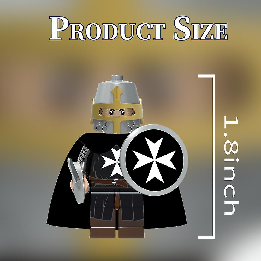 Medieval Figures Ancient Roman Minifigures Knights Soldier Action Figures Crusaders Horses Building Blocks Toys Kids Toys Gifts Collections