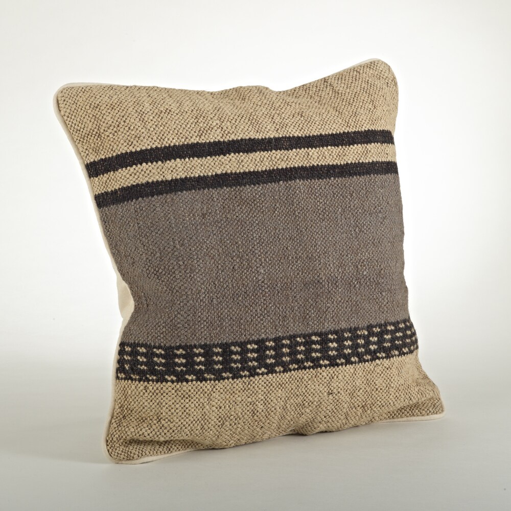 Kilim Design Down Filled Throw Pillow