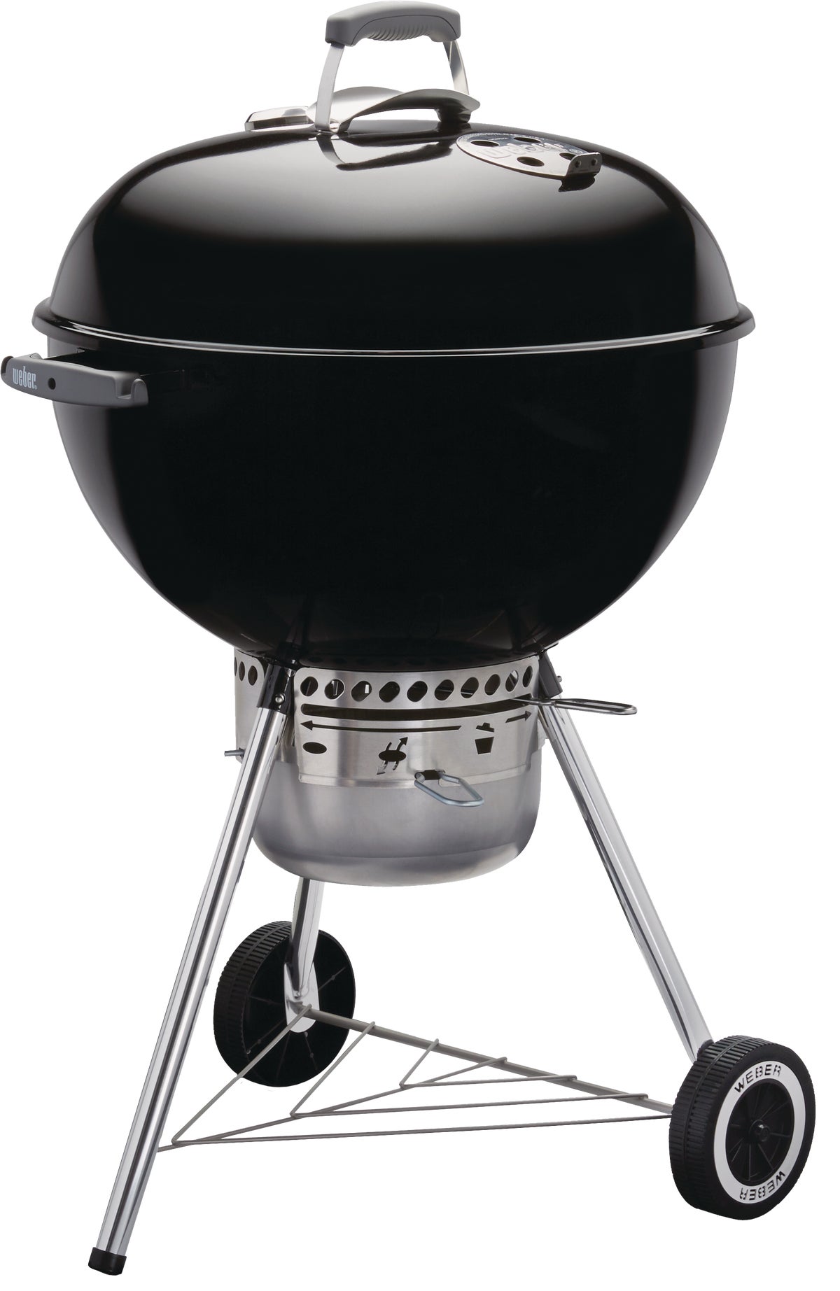 Weber Original Kettle 22 In. Premium Charcoal Grill Black