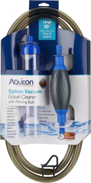 Aqueon Siphon Vacuum with Priming Bulb Aquarium Gravel Cleaner