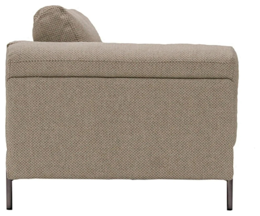 Jayce Modern Beige Fabric Sofa   Modern   Sofas   by Virgil Stanis Design  Houzz