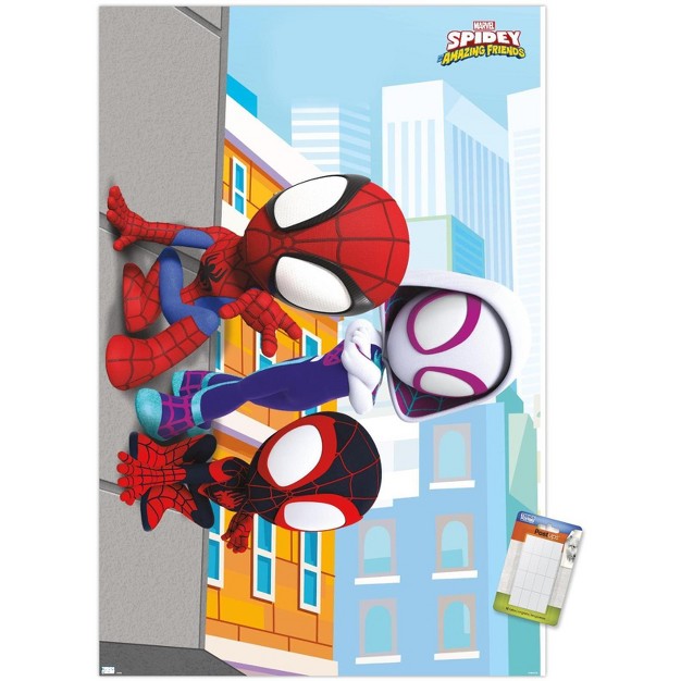 Trends International Marvel Spidey And His Amazing Friends Wall Unframed Wall Poster Prints