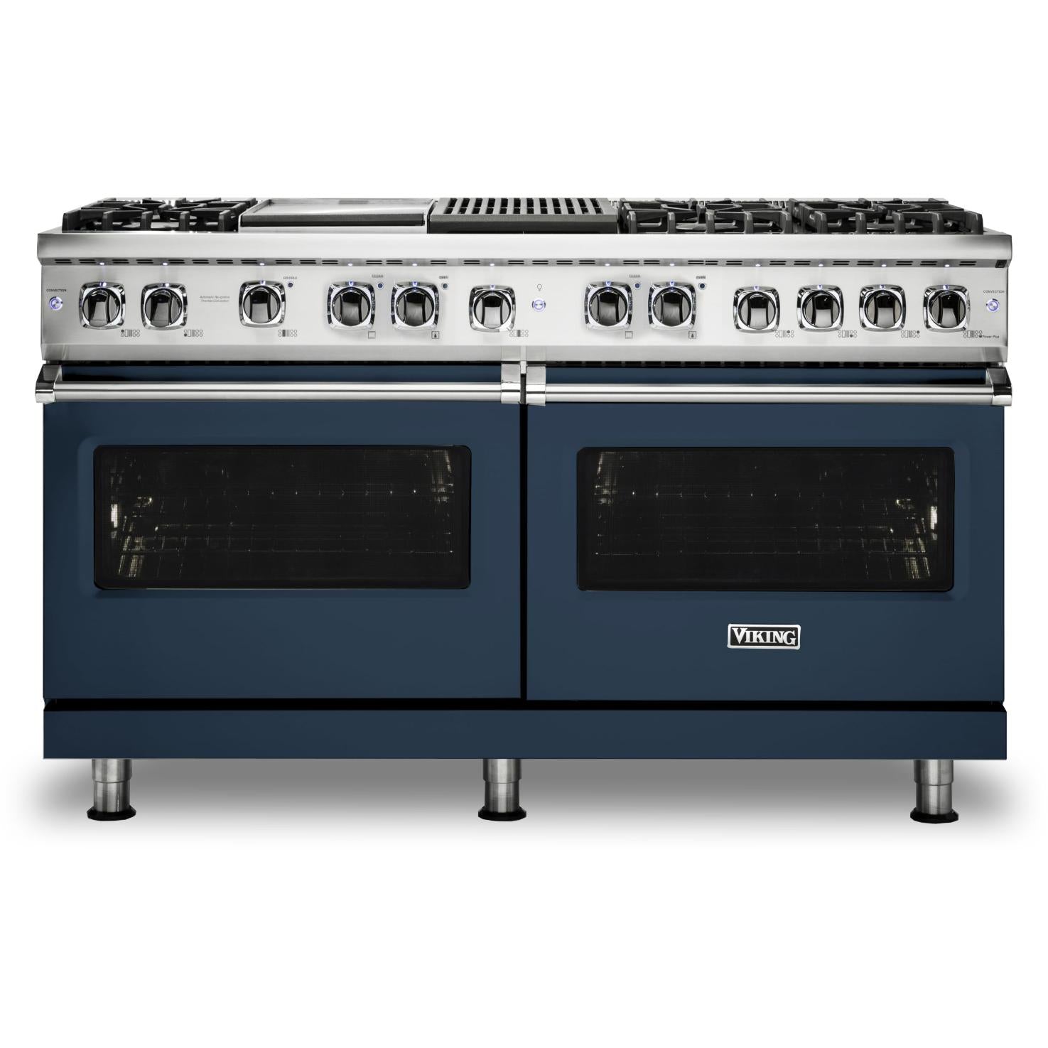 Viking 60-inch Freestanding Dual-Fuel Range with TruConvec Convection Cooking CVDR560-6GQSB