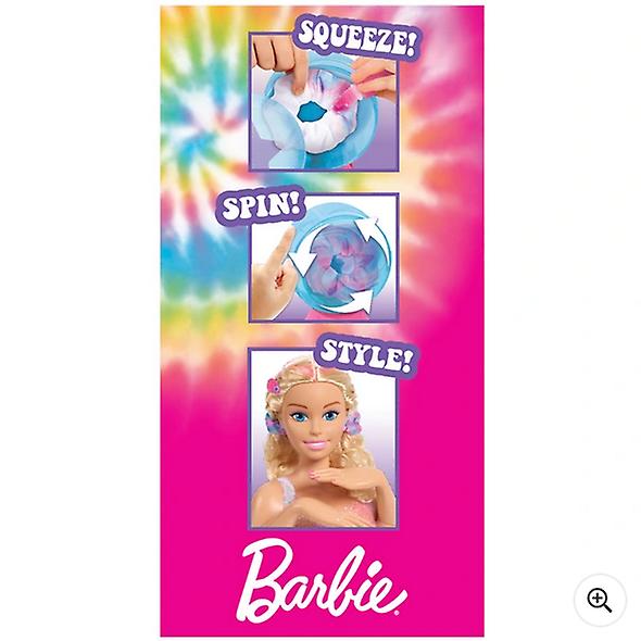 Barbie tie-dye deluxe styling head