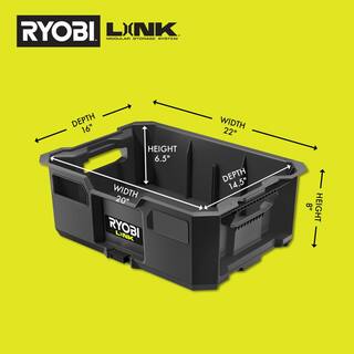 RYOBI LINK Medium Tool Crate with Wall Rails STM104-STM504