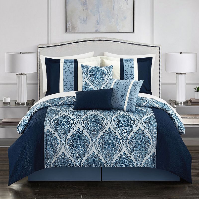 Chic Home Phantogram 11-piece Comforter Set with Coordinating Pillows