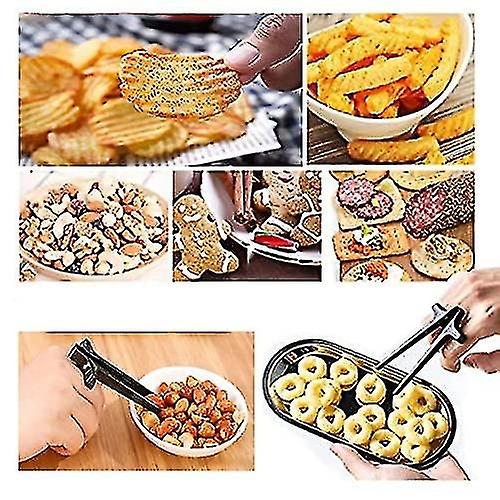 Snack Finger Chopsticks，4 Pcs Plastic Finger Chopsticks For Gamerslazy Auxiliary Chopsticks Keep Han