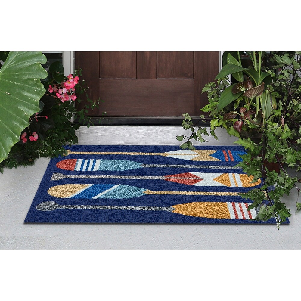 Liora Manne Frontporch Paddles Indoor/Outdoor Rug