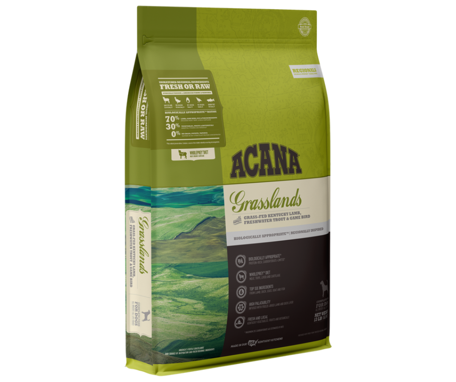 Champion Petfoods Acana - All Dog Breeds， All Life Stages Grasslands R